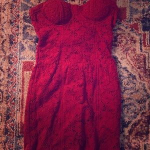 Sexy Red Mini Dress